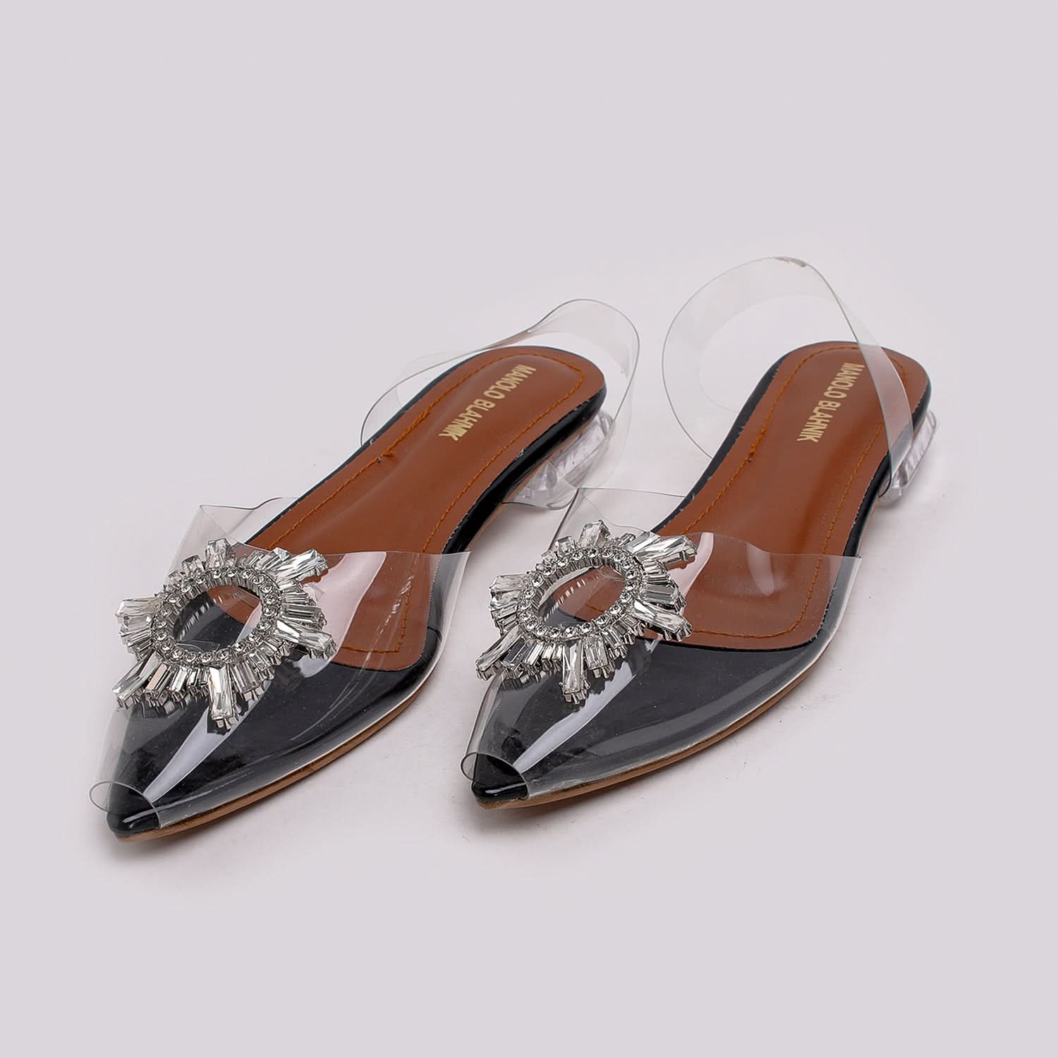 Women's backless Sandal - Black