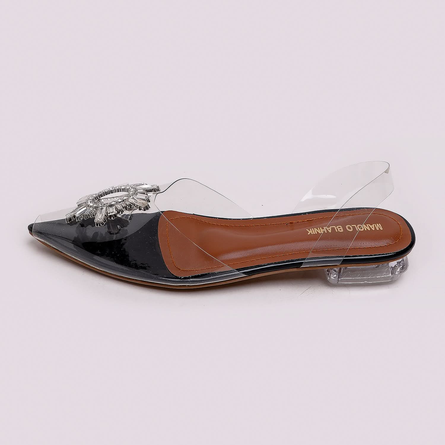 Women's backless Sandal - Black