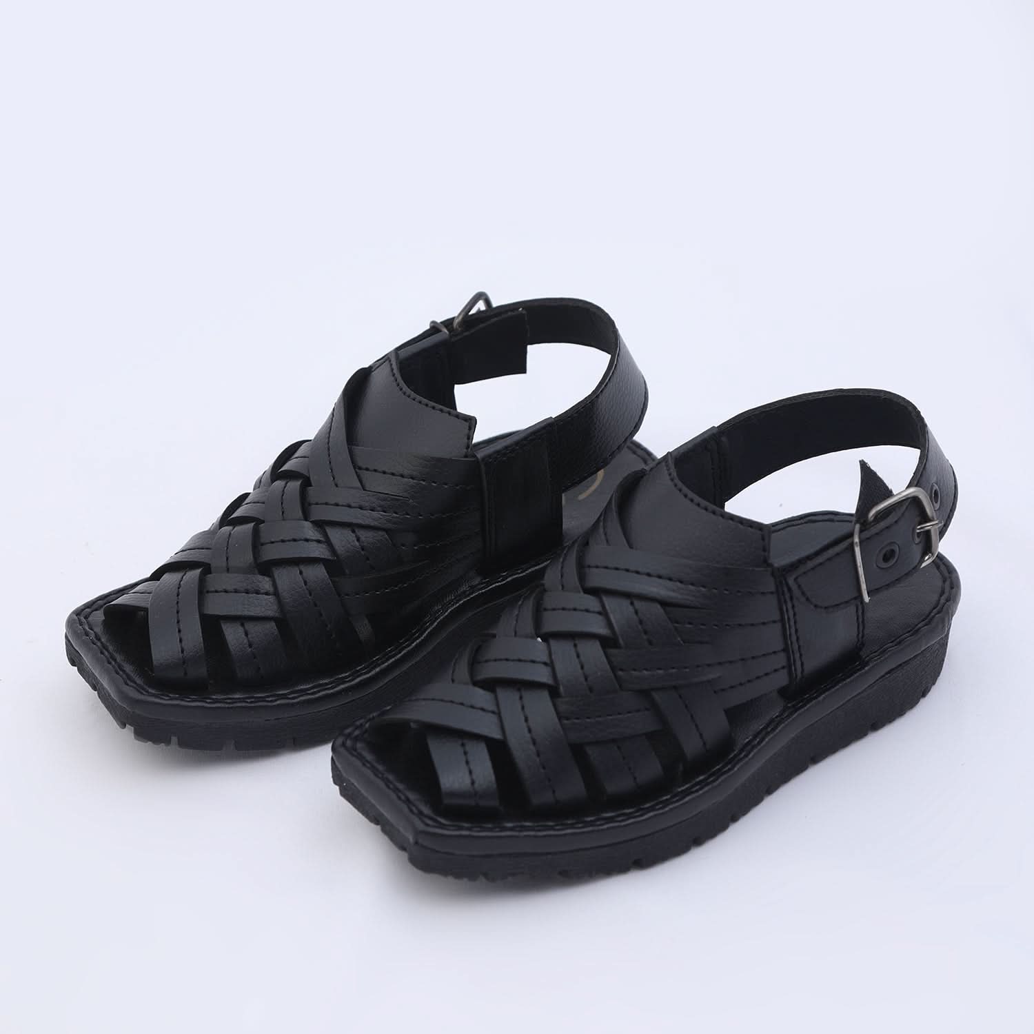 Boys Peshawari Sandal - Black