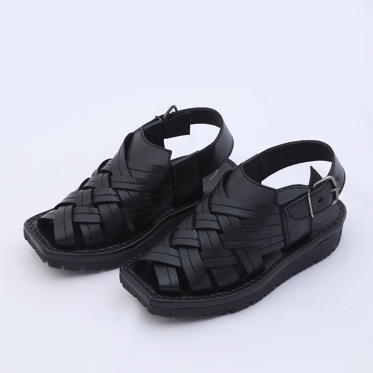 Boys Peshawari Sandal - Black