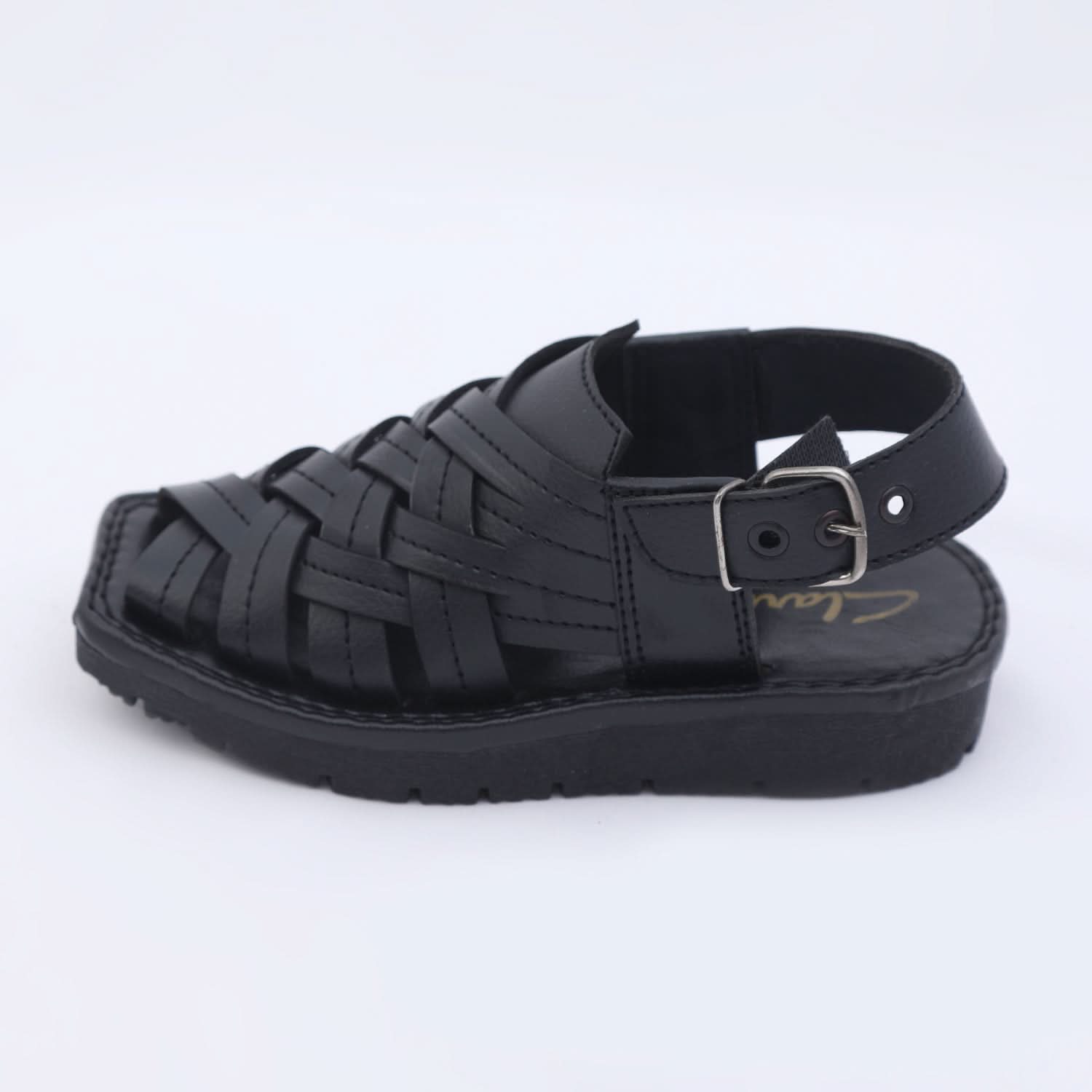 Boys Peshawari Sandal - Black