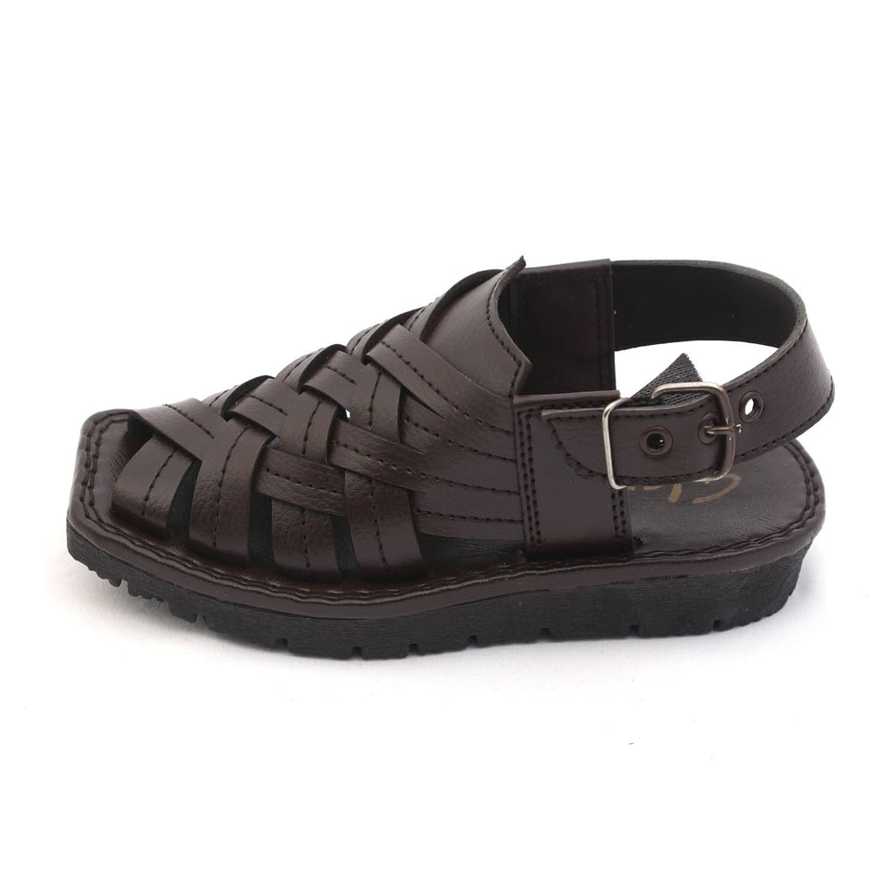 Boys Peshawari Sandal - Brown