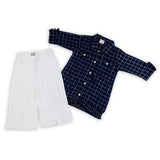 Girls Woven Top - Navy Blue