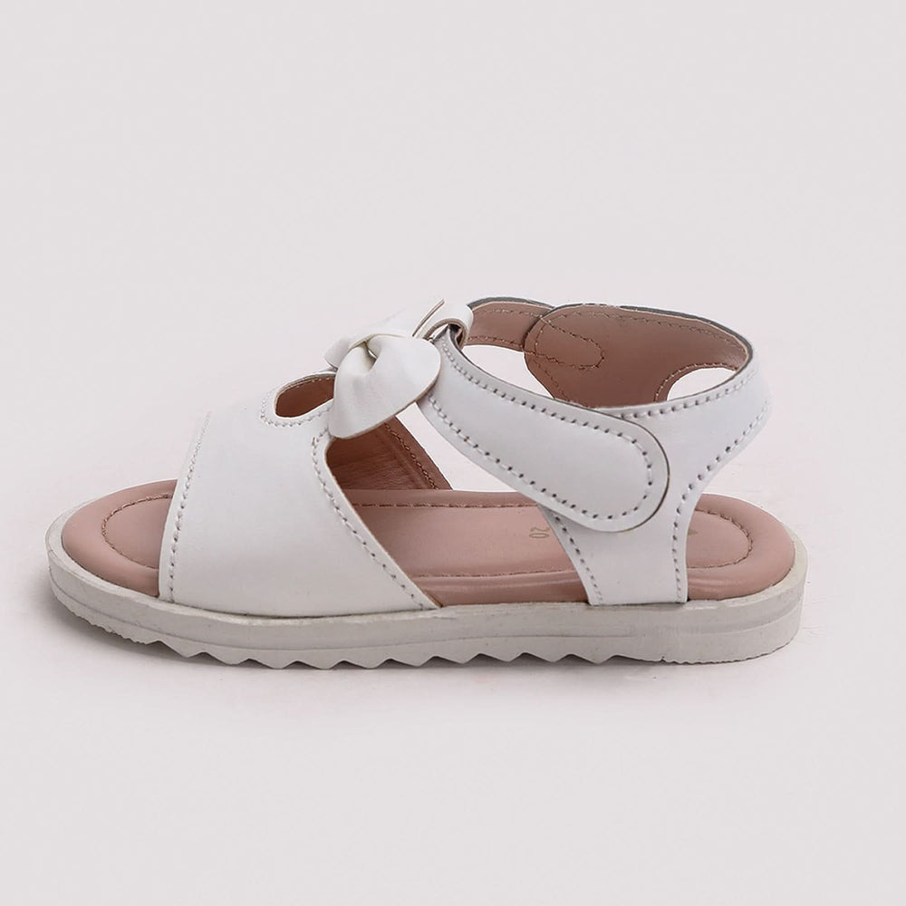 Girls Casual Sandal - White