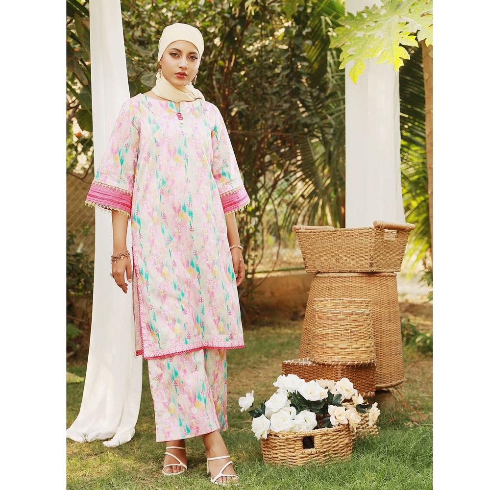Eminent Printed Doriya Lawn Unstitched Kurti - 5