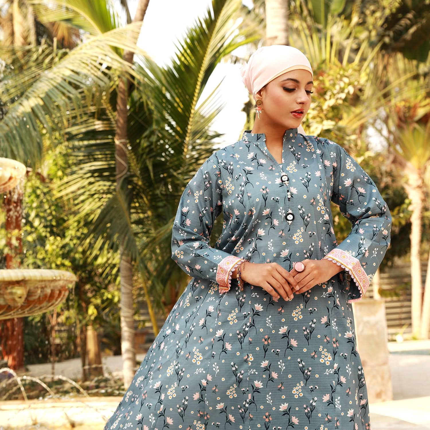 Eminent Printed Doriya Lawn Unstitched 2Pcs Suit - 24