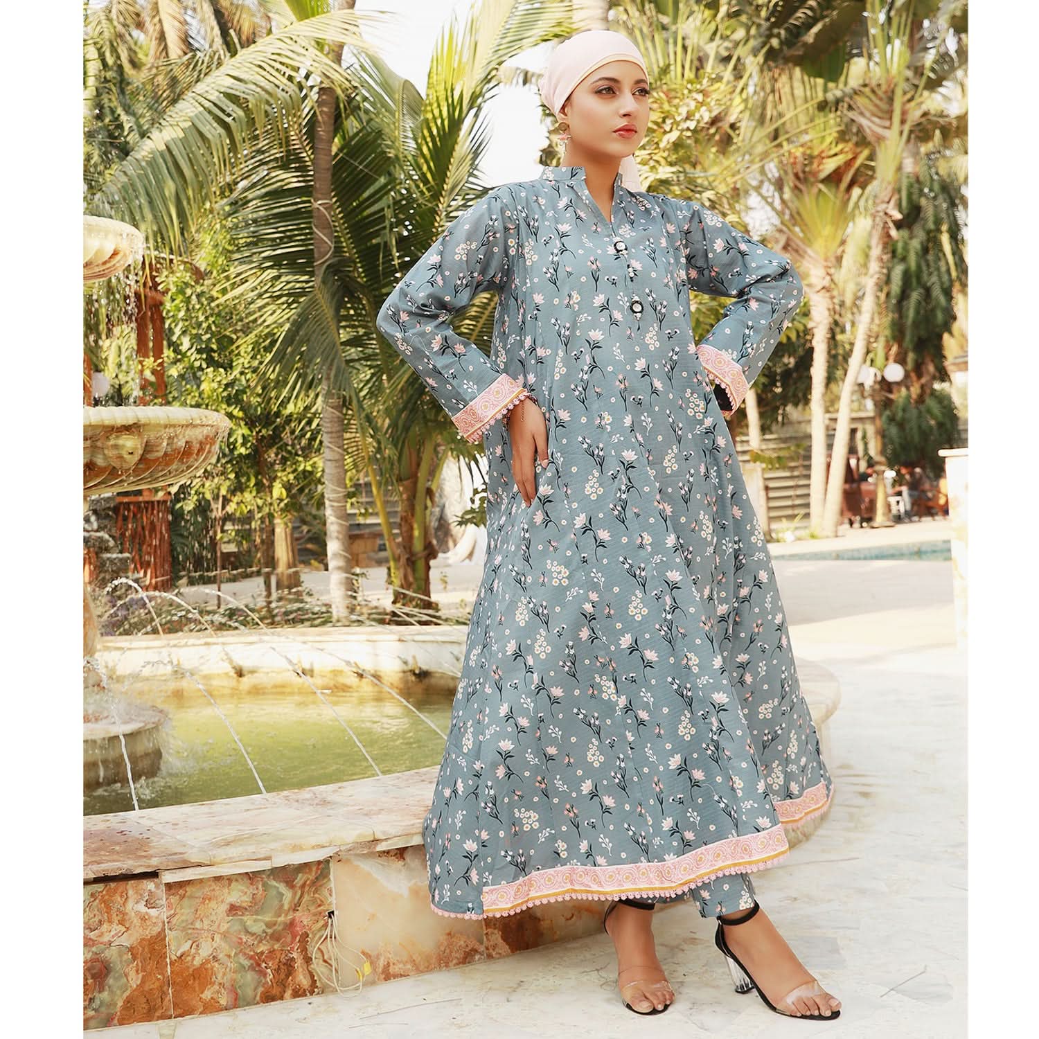 Eminent Printed Doriya Lawn Unstitched 2Pcs Suit - 24