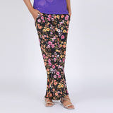 Eminent Women's Printed Trouser - Black