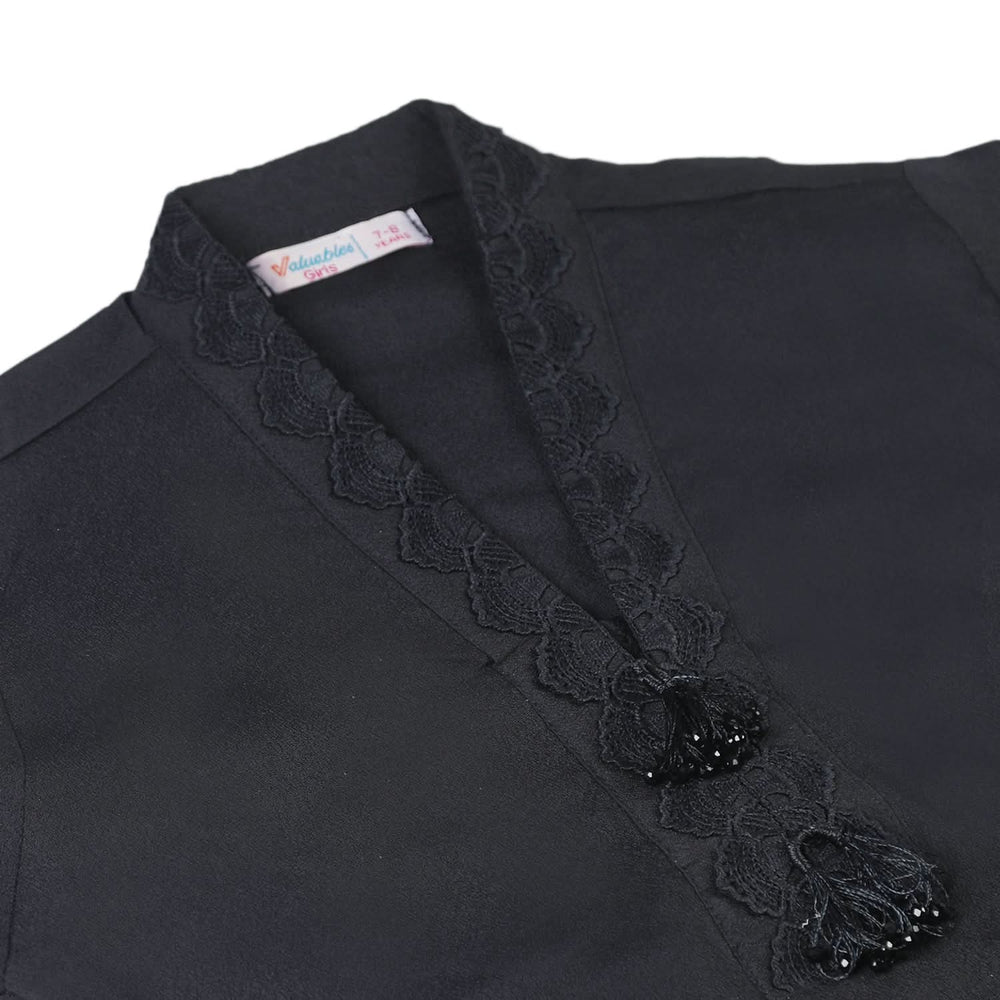 Girls 2 Pcs Suit - Black