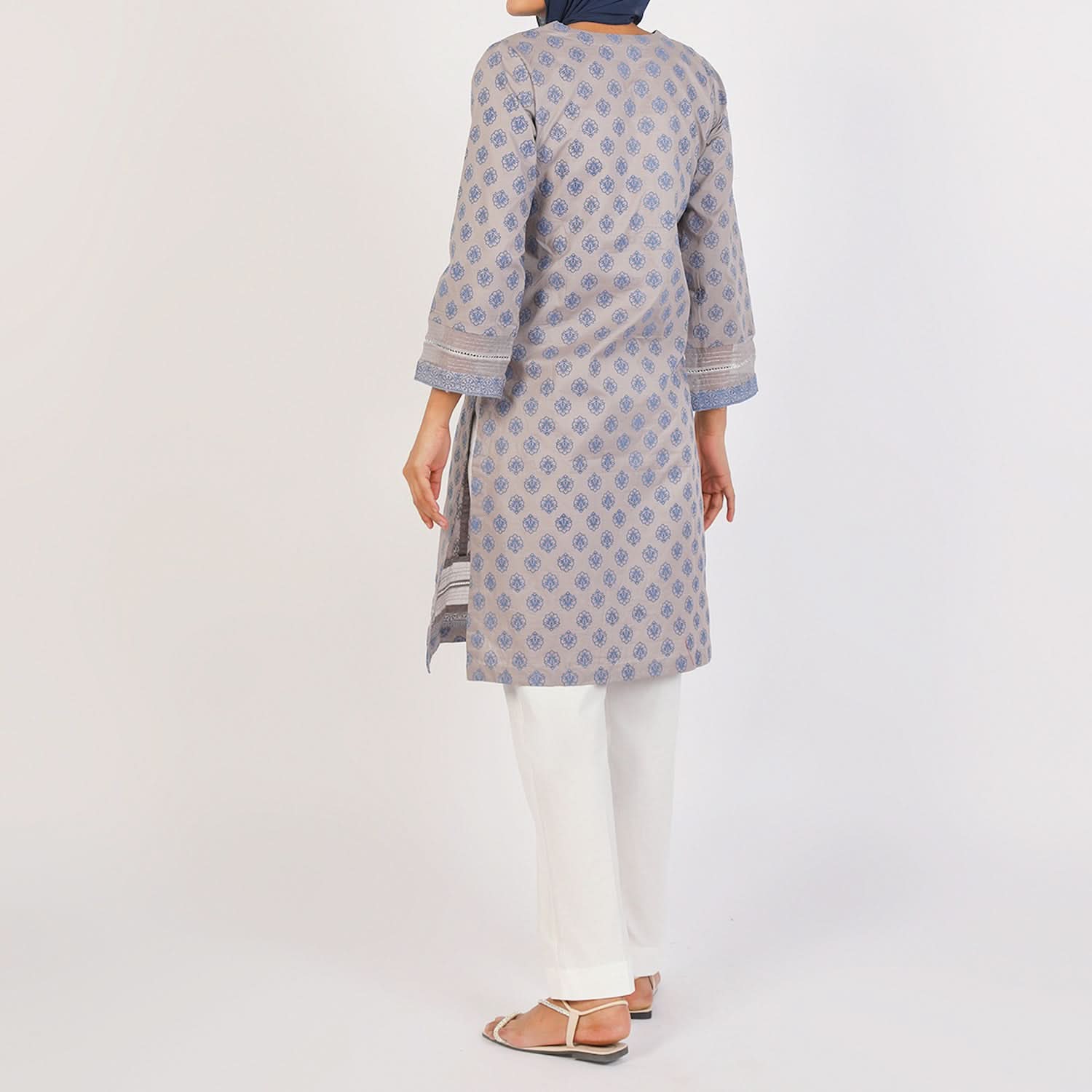 Eminent Women's Printed Kurti - Grey