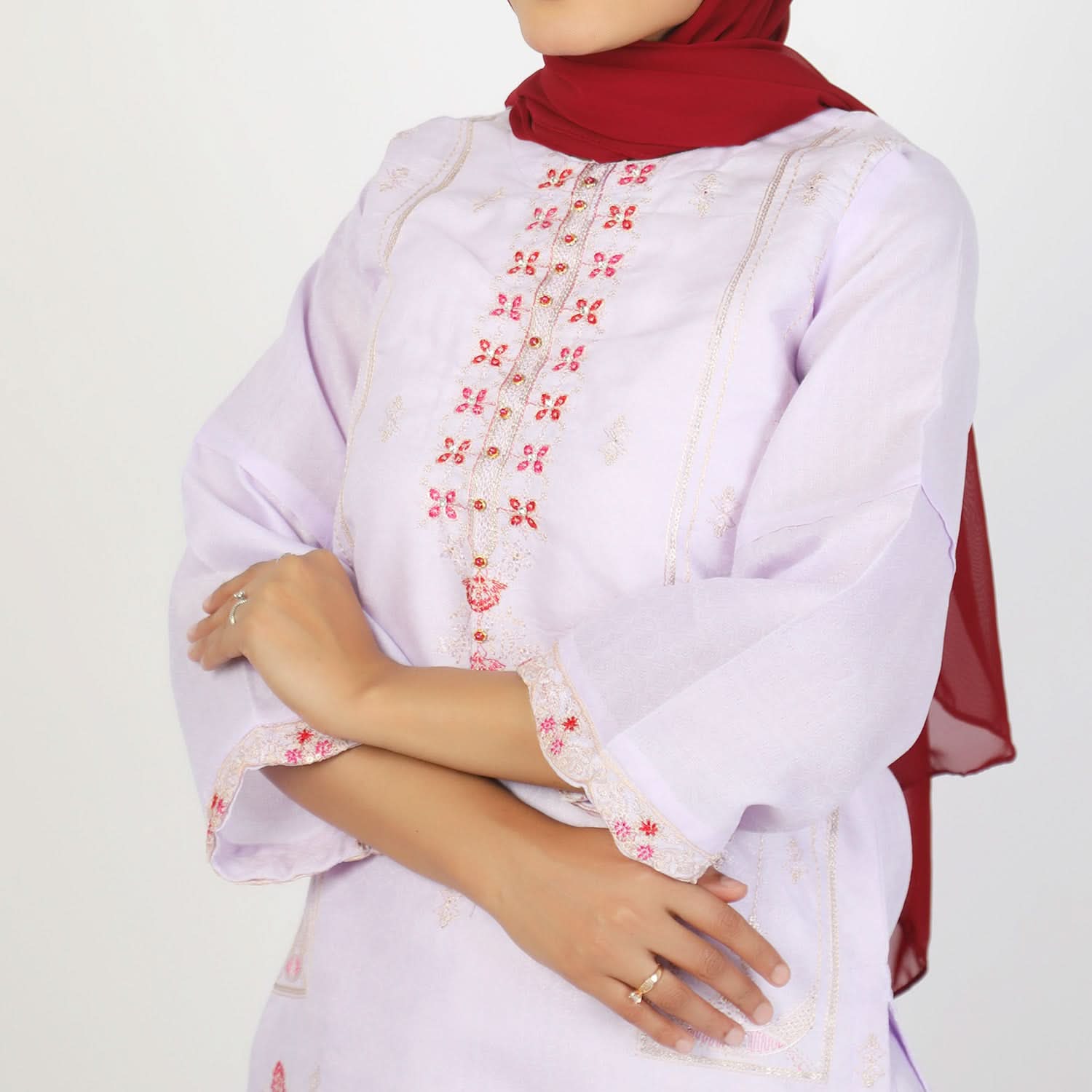 Women's Jacquard 2Pcs Suit
