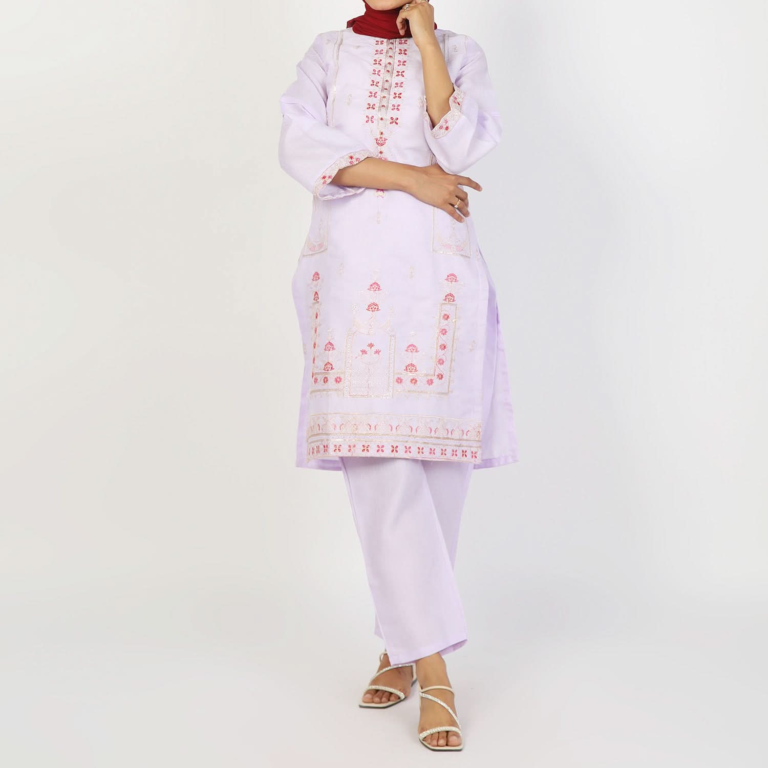 Women's Jacquard 2Pcs Suit