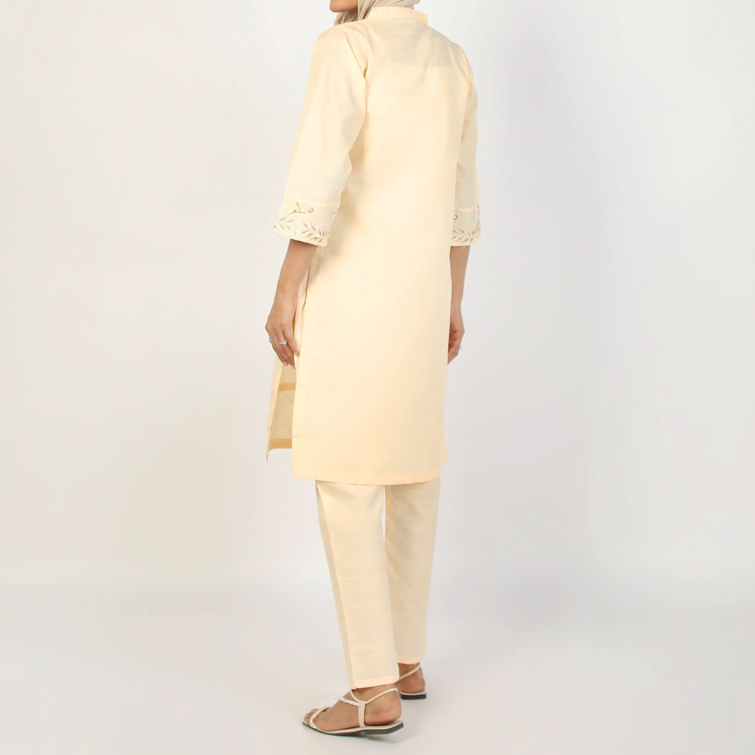 Women's Slub 2Pcs Suit