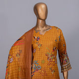 Valuable Women's Lawn Unstitched 3Pcs Suit V-2 - 2