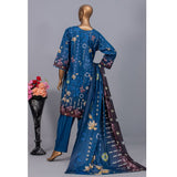 Valuable Women's Lawn Unstitched 3Pcs Suit V-2 - 7