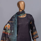Valuable Women's Lawn Unstitched 3Pcs Suit V-2 - 4