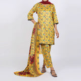 Shataj Febron Wash & Wear Unstitched Printed 3Pcs Suit - A7