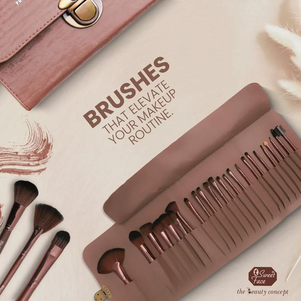 Sweet Face Brush Kit - 24Pcs