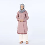 Women's Stitched Kurti - Maroon