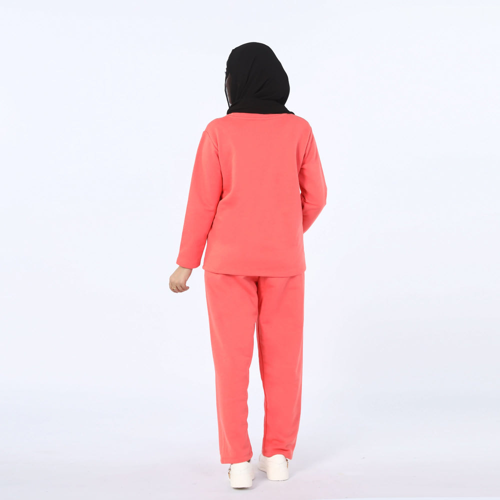 Women's 2pcs Pajama Suit - Light Pink