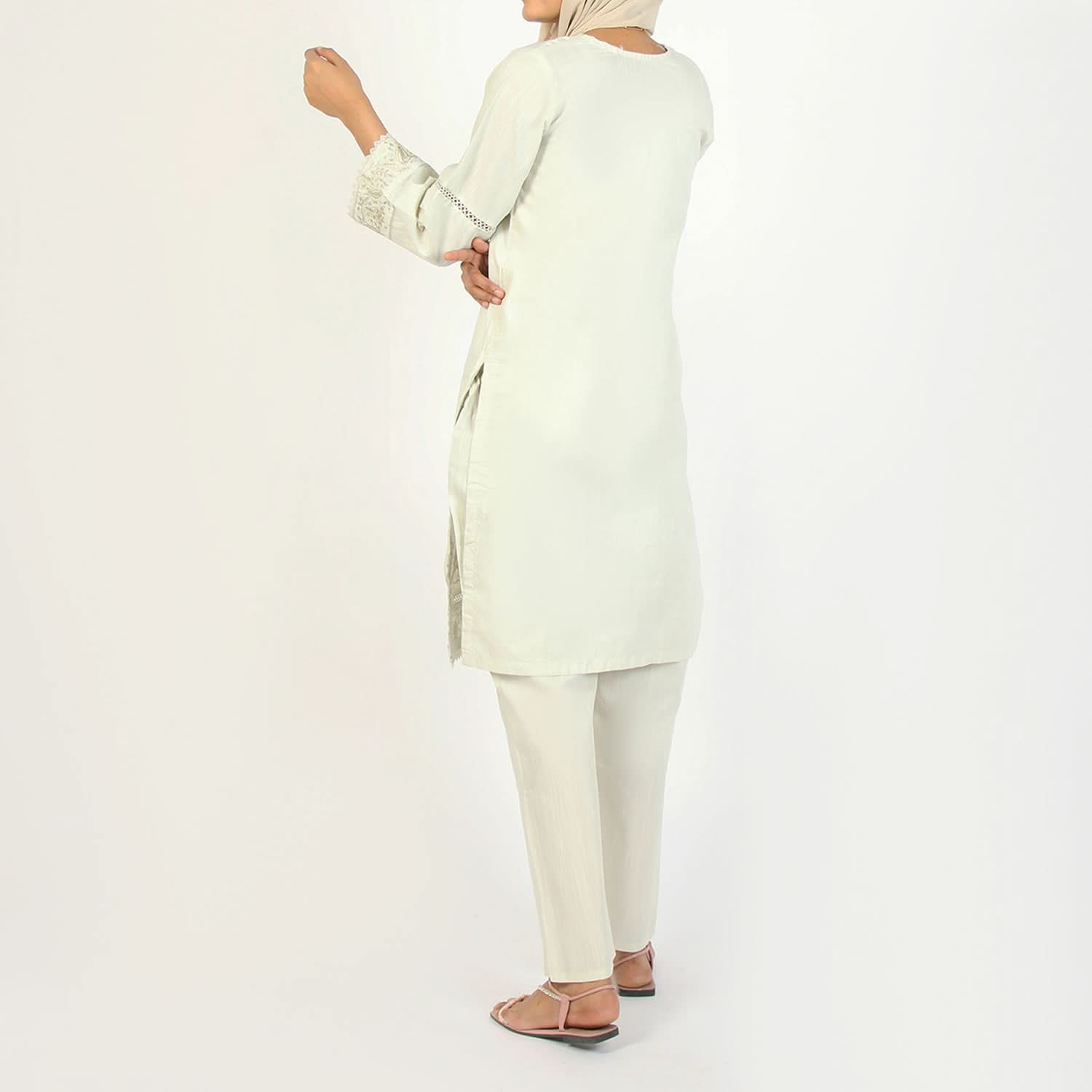 Women's Slub 2Pcs Suit