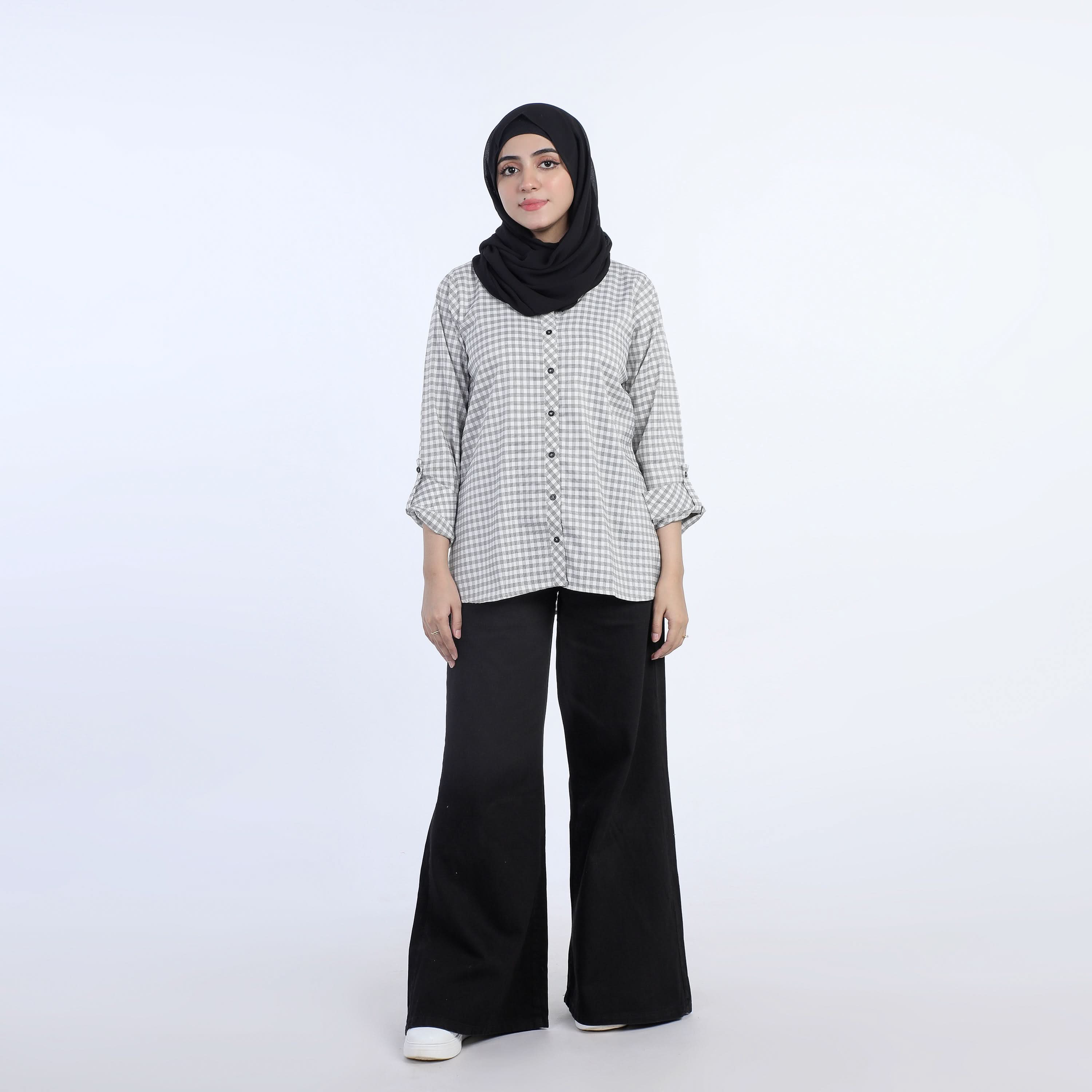 Women's Causal Shirt - White