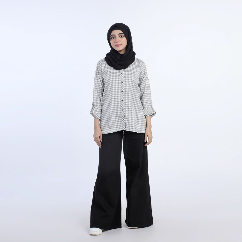 Women's Causal Shirt - White