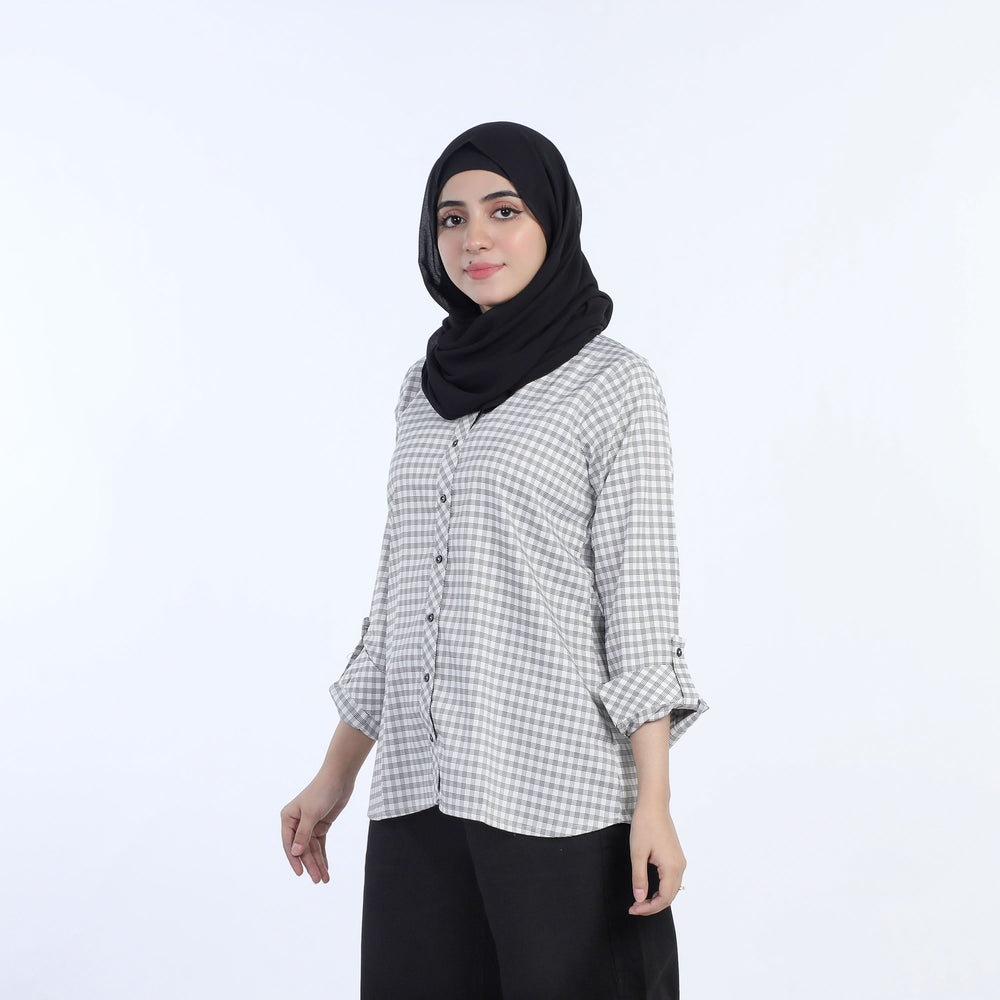 Women's Causal Shirt - White