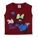 Valuable Newborn Girls Sando T-Shirt