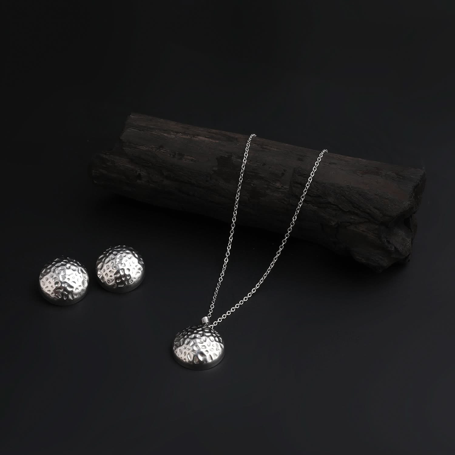 Women's Locket Set - Silver