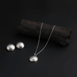 Women's Locket Set - Silver