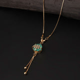 Girls Fancy Chain Locket - Golden