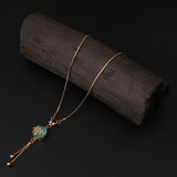 Girls Fancy Chain Locket - Golden