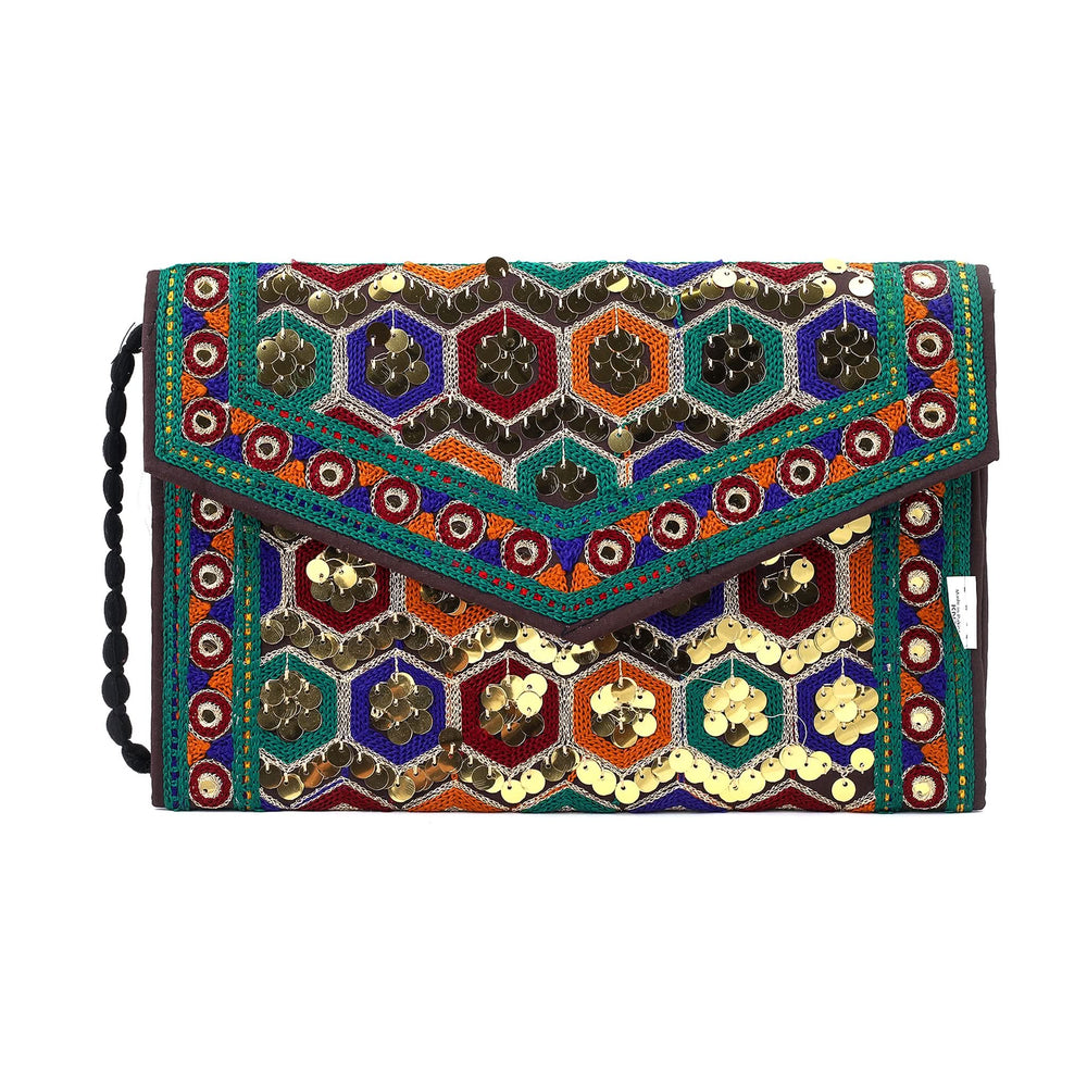 Women's Clutch Sindhi Traditional Embroidered