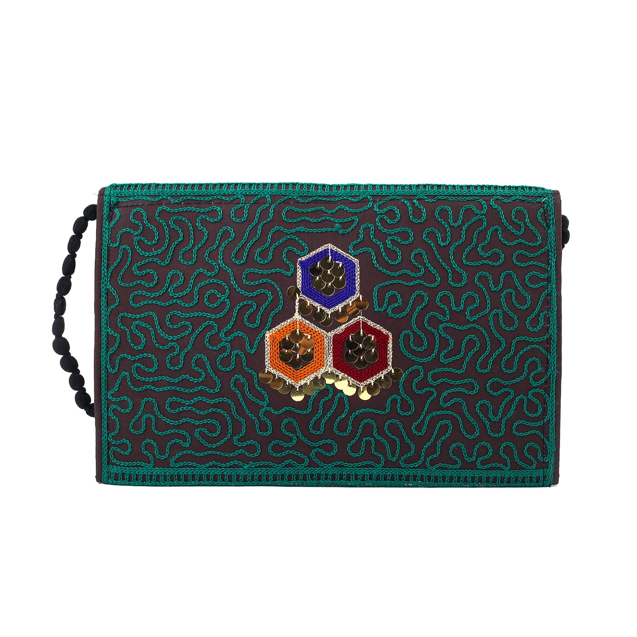 Women's Clutch Sindhi Traditional Embroidered