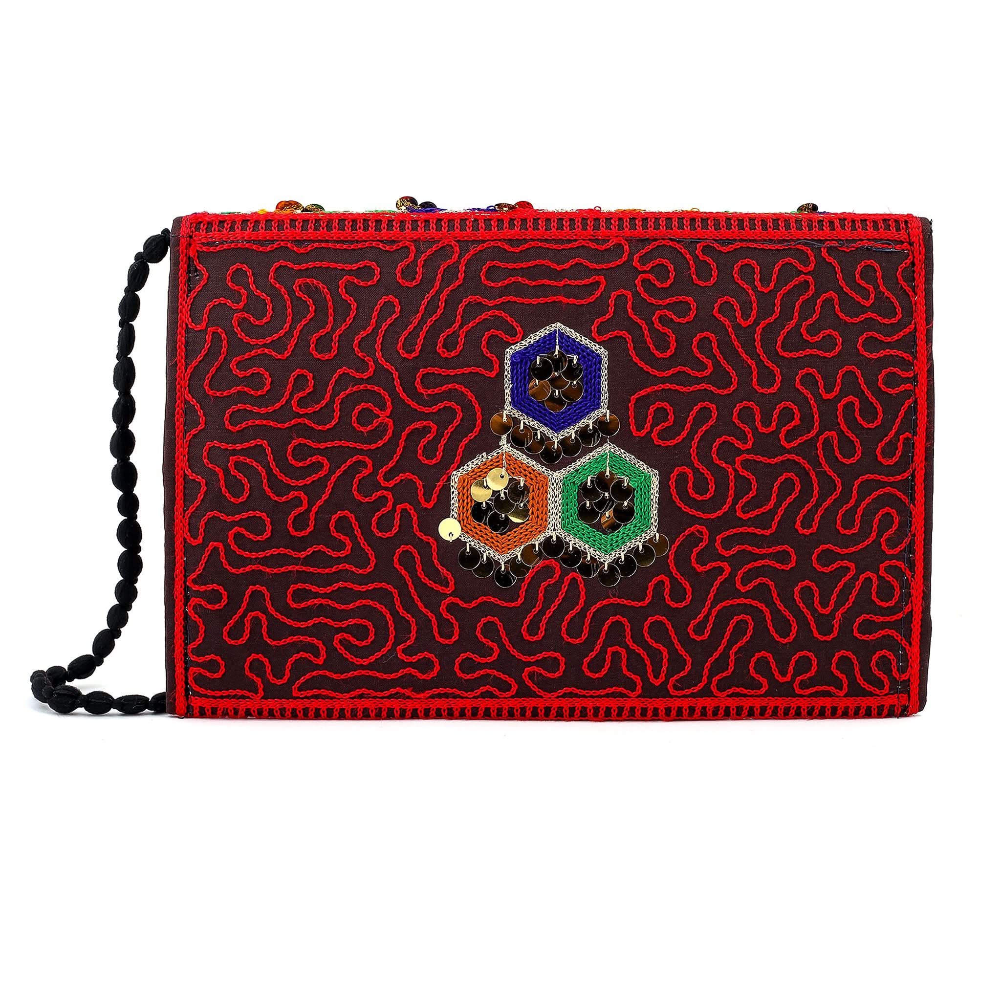 Women's Clutch Sindhi Traditional Embroidered