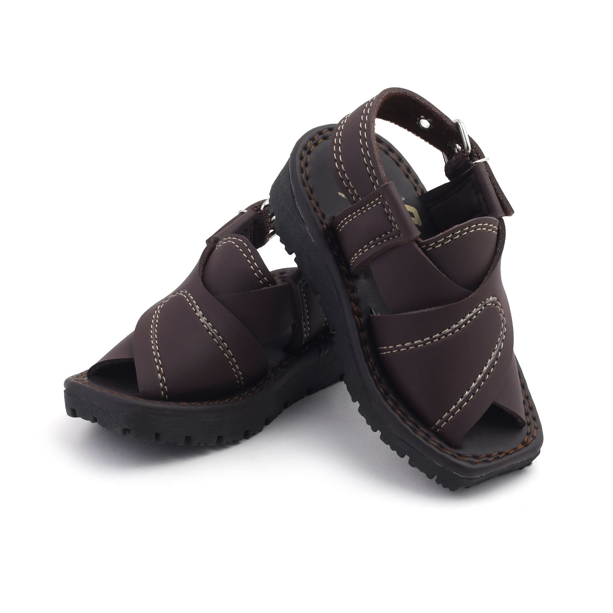 Valuable Boys Peshawari Sandal - Brown