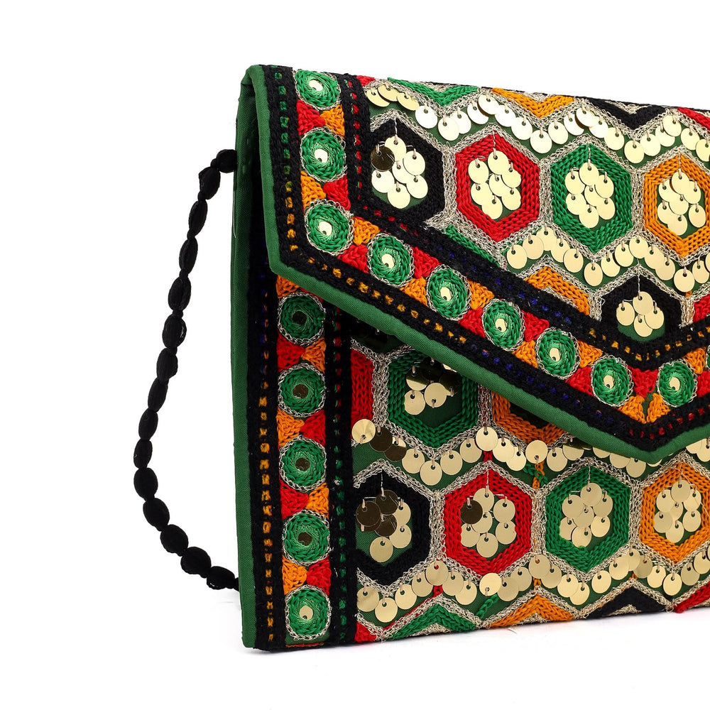 Women's Clutch Sindhi Traditional Embroidered