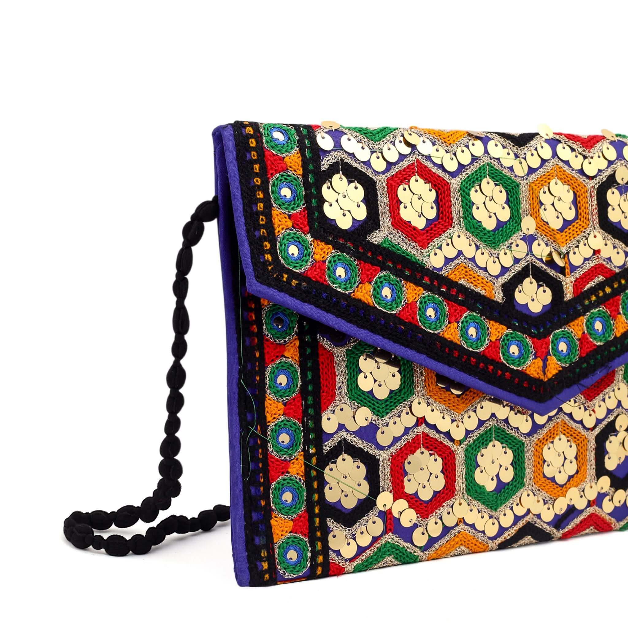 Women's Clutch Sindhi Traditional Embroidered