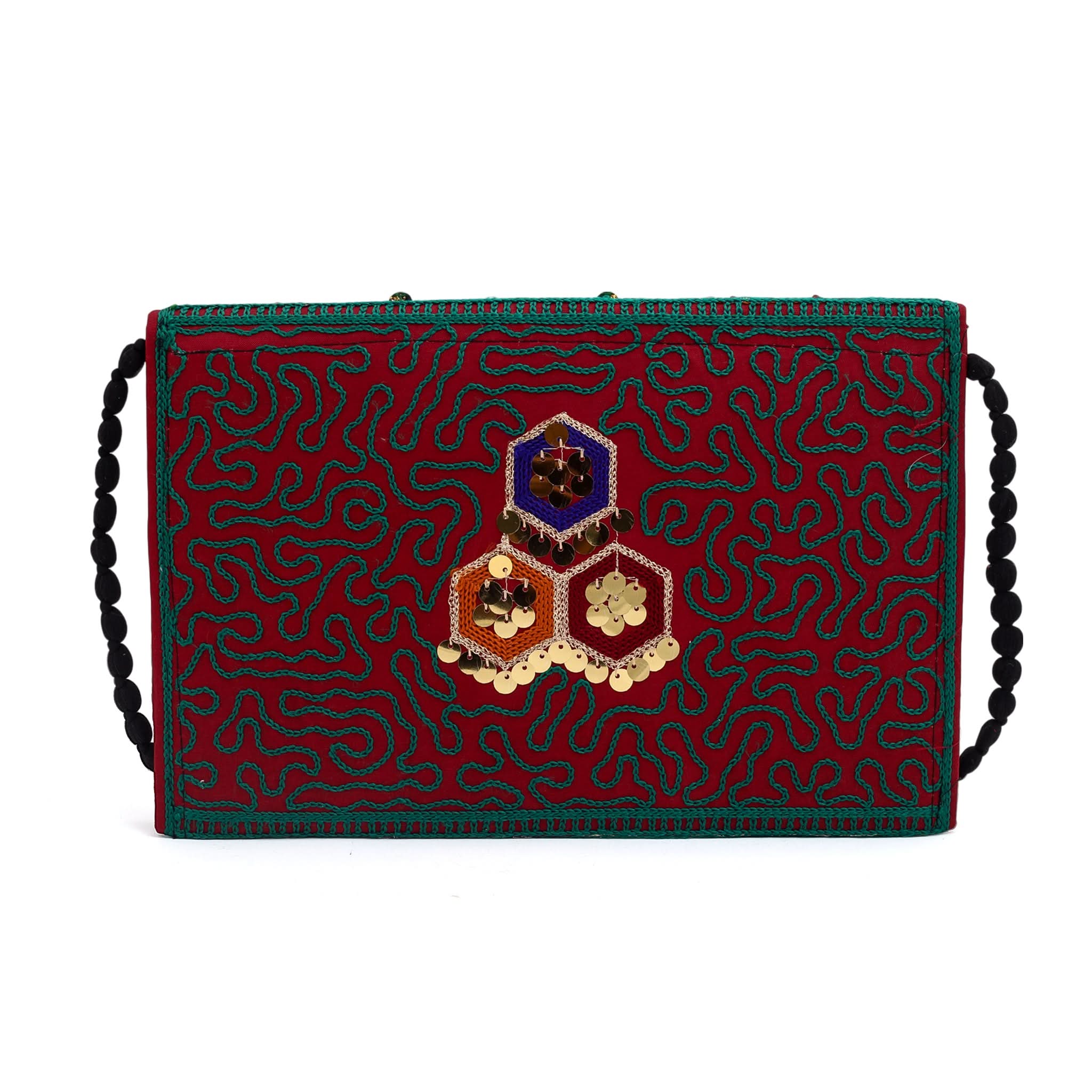 Women's Clutch Sindhi Traditional Embroidered