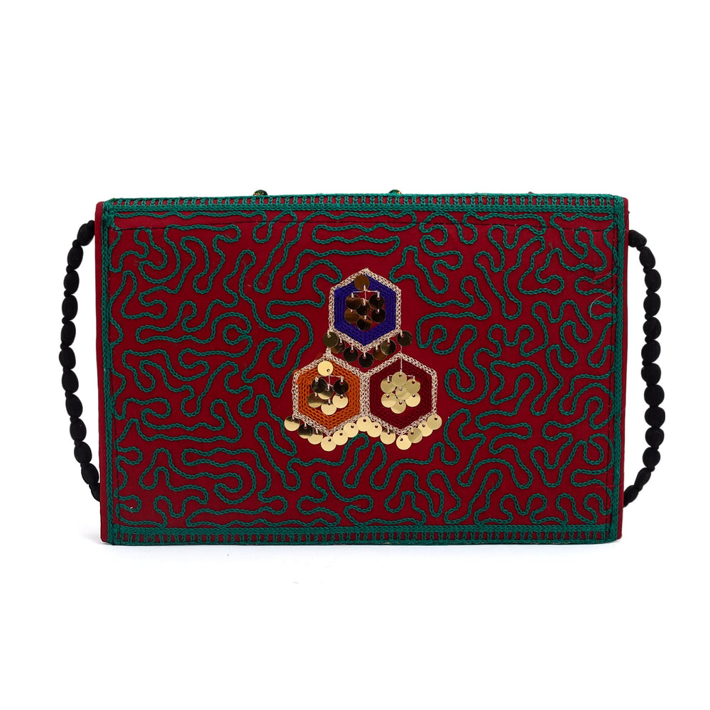 Women's Clutch Sindhi Traditional Embroidered