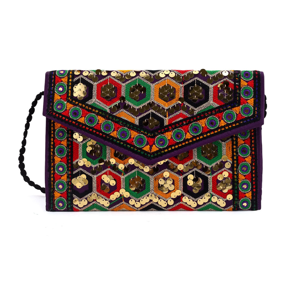 Women's Clutch Sindhi Traditional Embroidered