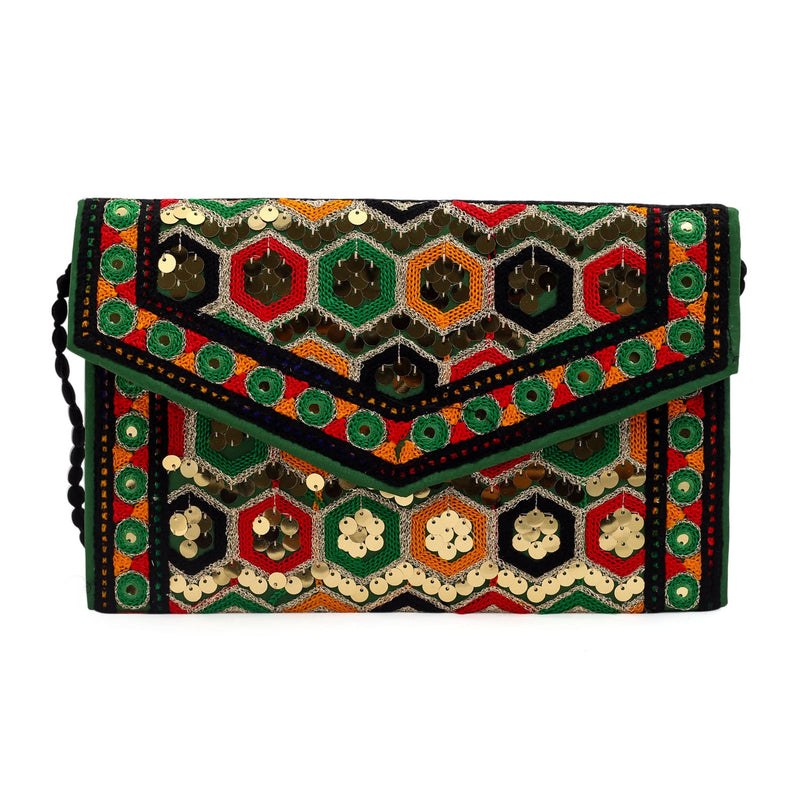 Women's Clutch Sindhi Traditional Embroidered