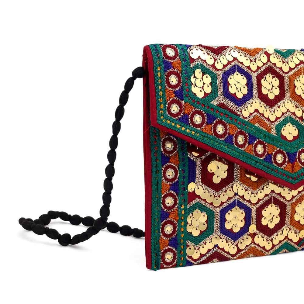 Women's Clutch Sindhi Traditional Embroidered