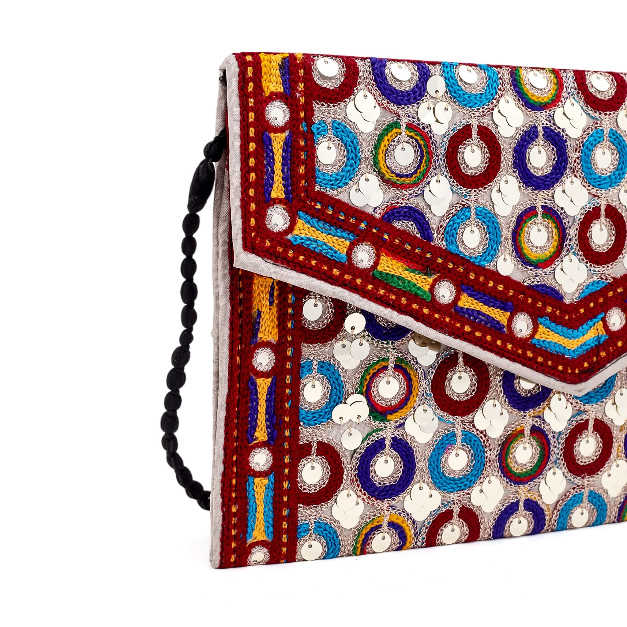 Women's Clutch Sindhi Traditional Embroidered