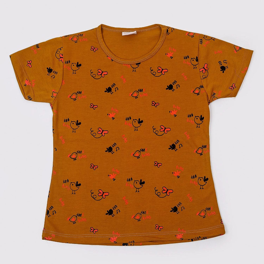 Girls Half Sleeves T-Shirt