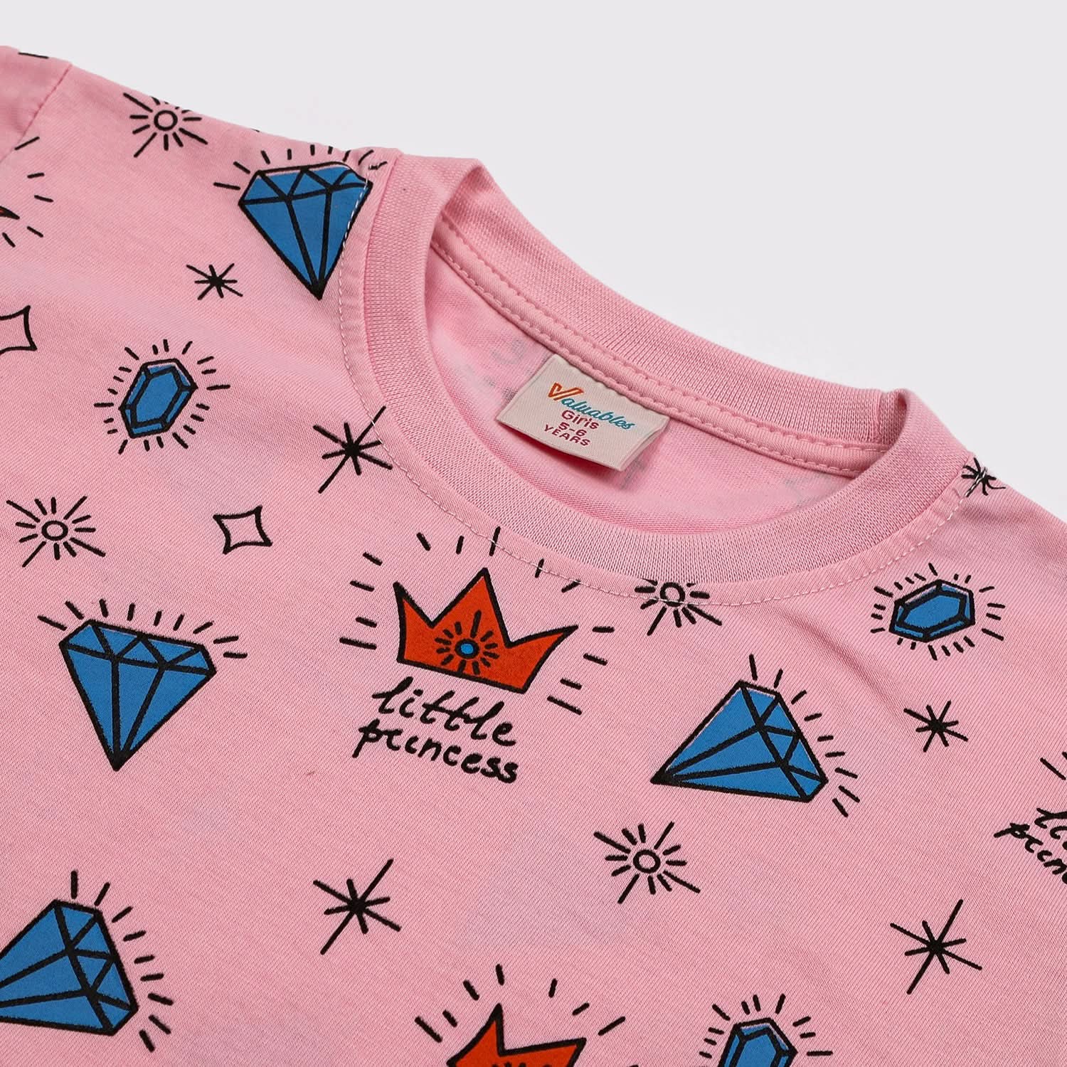 Girls Half Sleeves T-Shirt