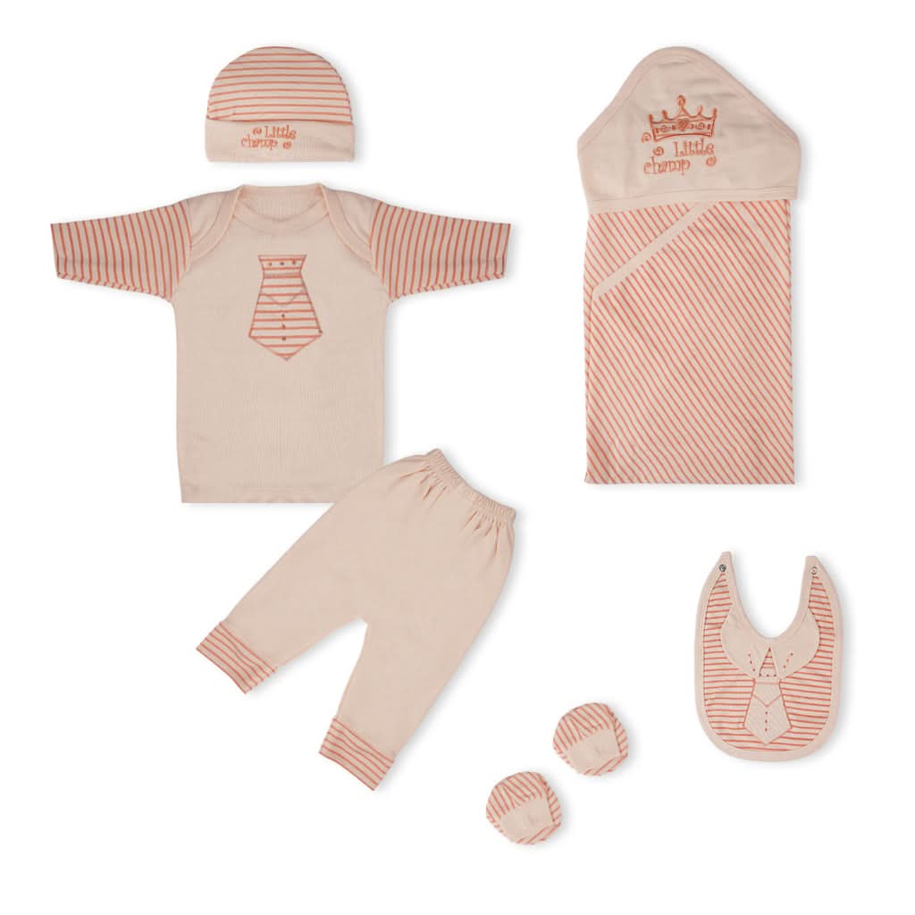 Newborn 7Pcs Hanger Set Tie
