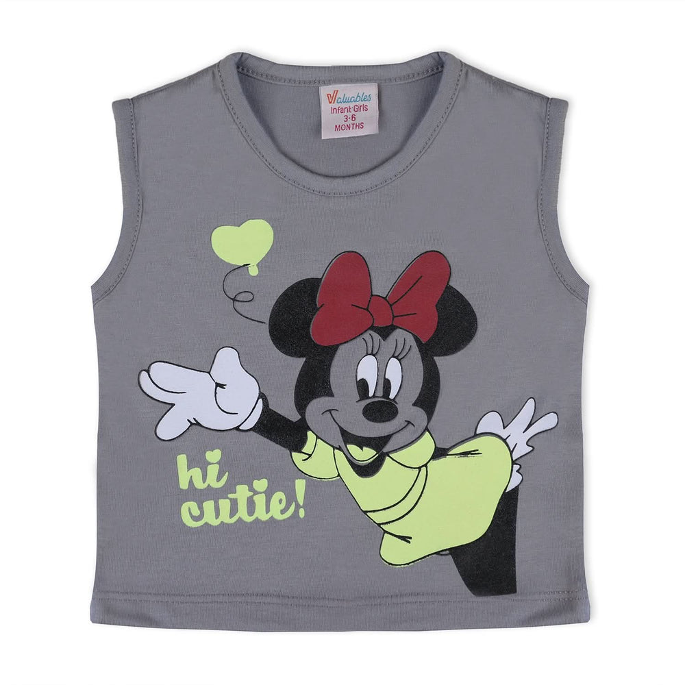 Valuable Newborn Girls Sando T-Shirt