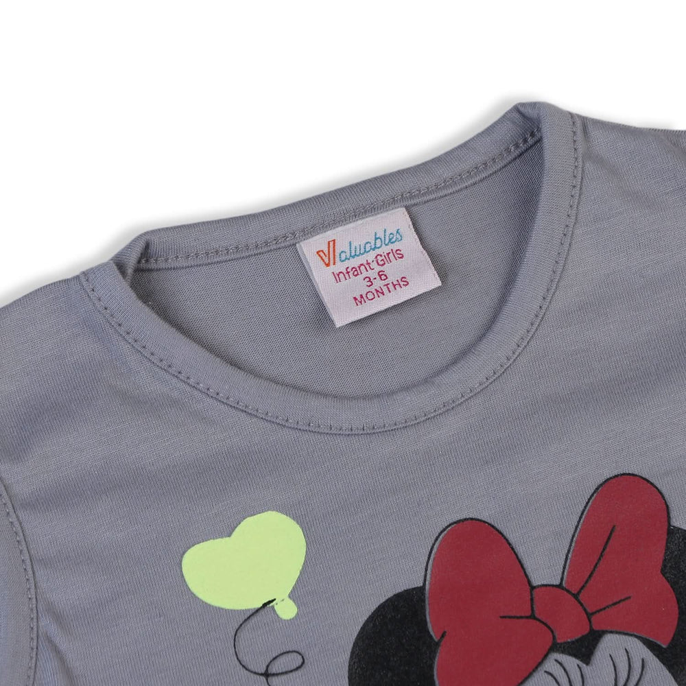 Valuable Newborn Girls Sando T-Shirt